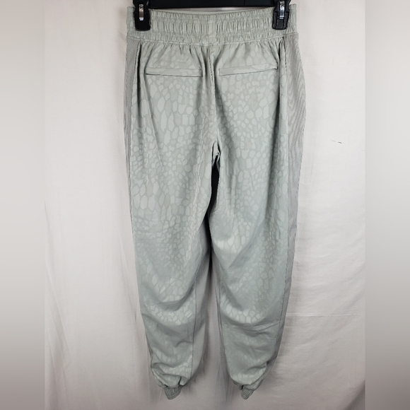 Athleta Brooklyn Lined Jogger Women's Light Green Patterned Pants Sz 0 - Picture 5 of 9